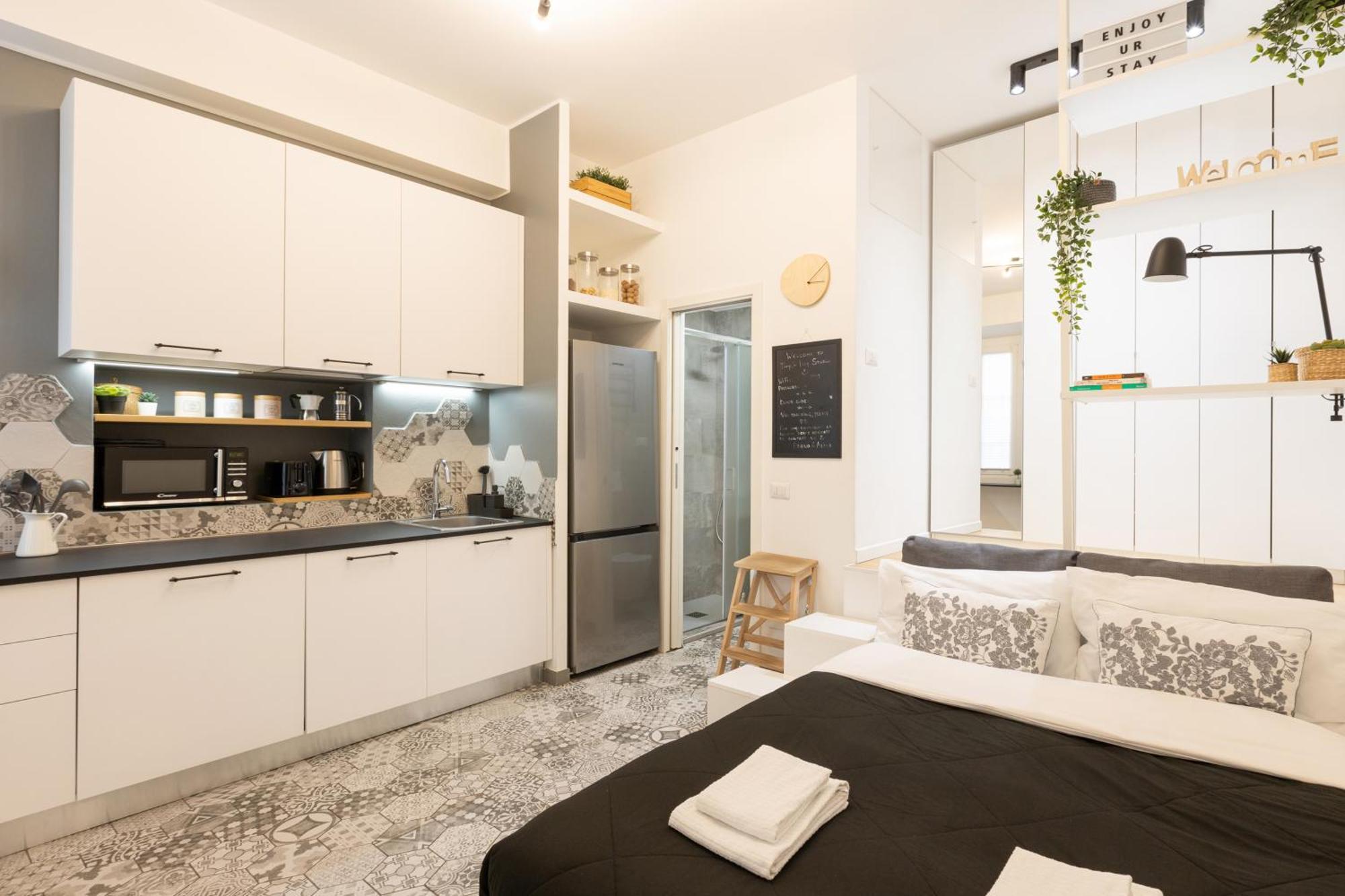 Tiny & Tidy Studio In The Key Area Of ميلان المظهر الخارجي الصورة